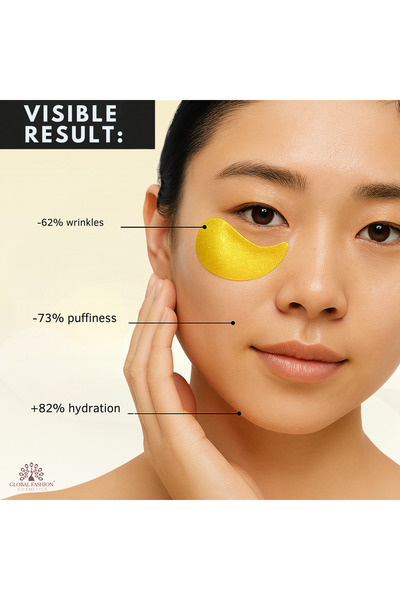 global fashion Pomegranate Under Eye Patches 30 Pairs – Hydrating, Anti-Aging, Reduces Dark Circles & Puffiness