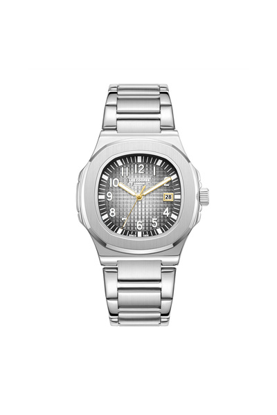 Lee Cooper Lc08259.360 Men's Wristwatch – Blue Dial, Calendar, Stainless Steel Elegance