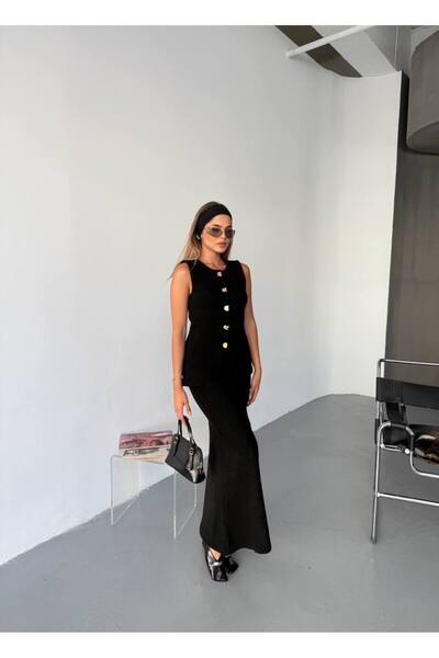 KECHİ WOMAN Gold Accessory Skirted Knitwear Set