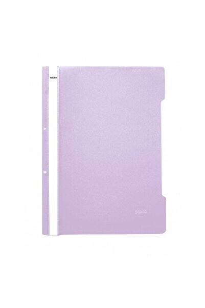 Noki Set of 50 plastic folders with rails and perforations, Noki, A4, various colors