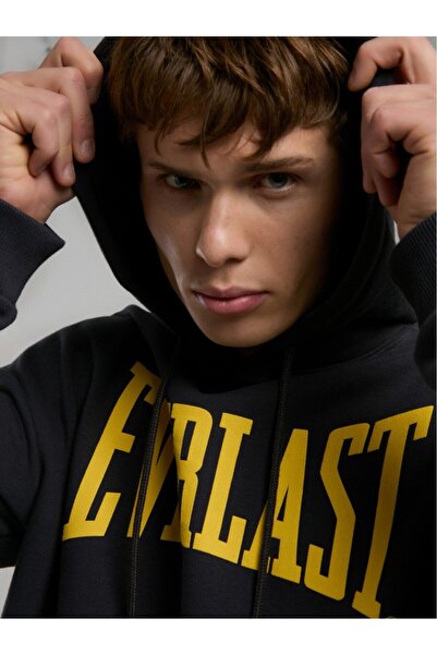 EVERLAST Ever Classics Comfort Men's Gray Hooded Sweatshirt