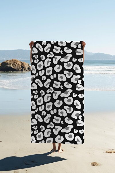 Dolce Mariee Digital Printing Beach Sea Towel Leopard Pattern Peshtamal Hvl0018