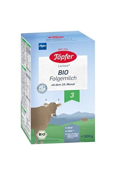 Töpfer Lapte formulă pentru sugari Topfer Bio 3 Lactana, 600 g (de la 10 luni)