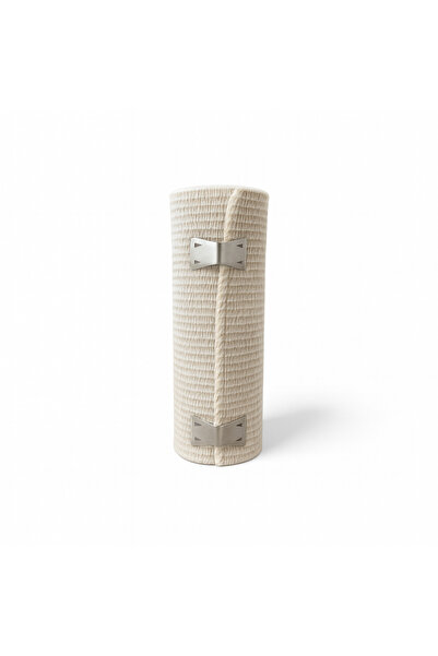 DS Sağlık Elastik Bandaj 12x120 cm | Örgülü Kenar Esnek Sargı Bezi