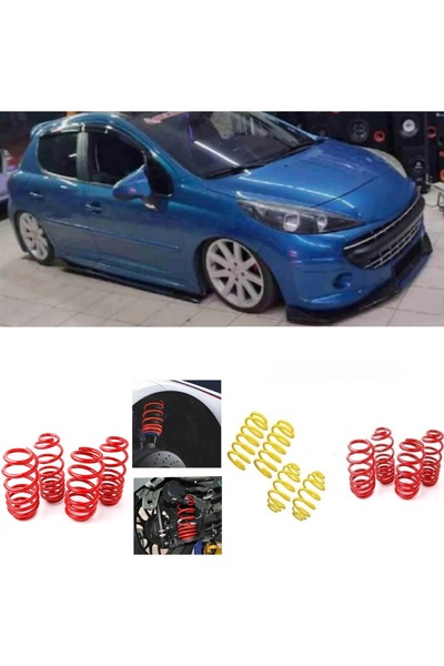 X POWER TUNİNG PEUGEOT 207 2006.2014 COİL-EX 3.5 CM HELEZON SPOR YAY