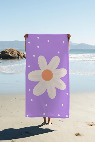 Dolce Mariee Digital Printing Beach Sea Towel Floral Patterned Peshtemal Hvl0183