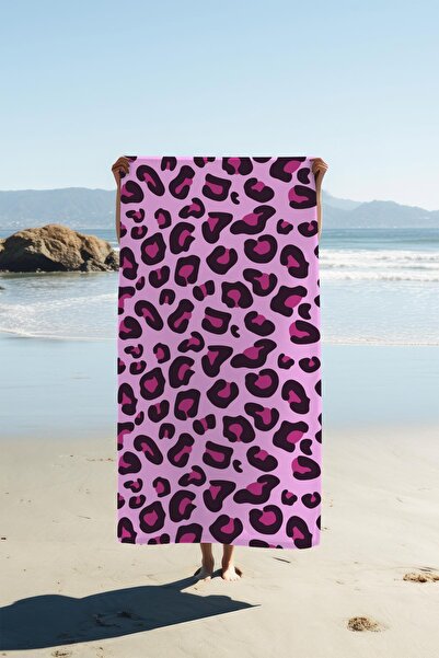 Dolce Mariee Digital Printing Beach Sea Towel Leopard Pattern Peshtamal Hvl0014