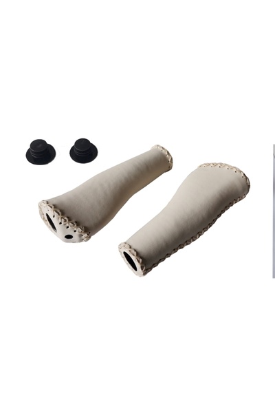 SXT Manșoane pentru bicicletă de culoare crem, 130 mm.