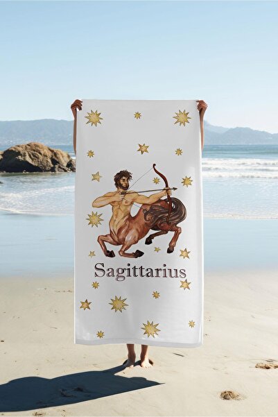 Dolce Mariee Digital Printing Beach Sea Towel Sagittarius Patterned Peshtamal...