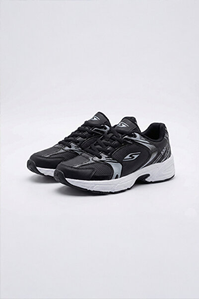 USLU Seoul Unisex Beyaz & Siyah Yüksek Tabanlı Rahat Sneaker Günlük Spor Ayak...