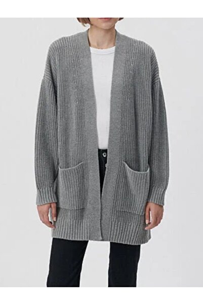 Vaniza Standard Size Knitwear Cardigan with Pockets