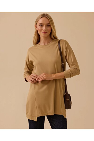 SEÇİL YENİ KADIN sıfır yaka basic tunik 10002521211025