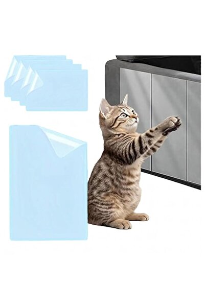 Optim Solution Set of 5 Transparent Flexible PVC Protective Films for Furniture, 45 x 15 cm