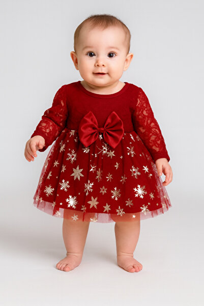 OEM Red Christmas dress for babies