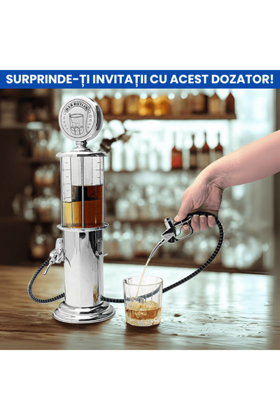 OferteTop Drink Dispenser with Pump for Parties and Evenings with Friends (1 Liter)