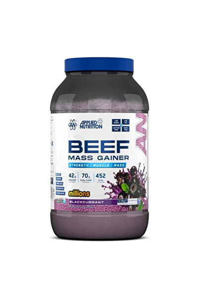 applied nutrition Beef Mass Gainer, Millions Blackcurant, 3 Kg, 42 g Protein