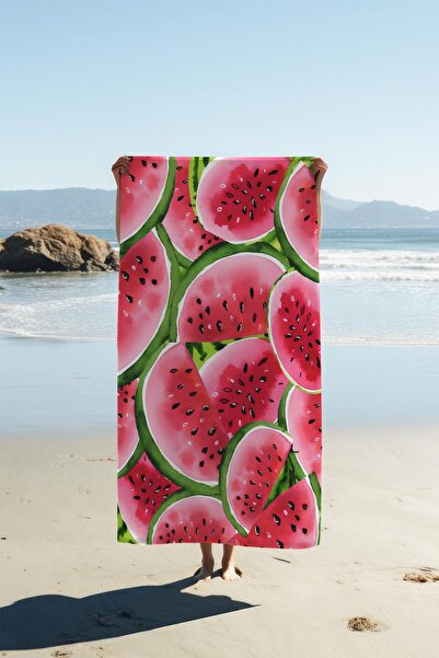 Dolce Mariee Digital Printing Beach Sea Towel Watermelon Patterned Peshtemal ...