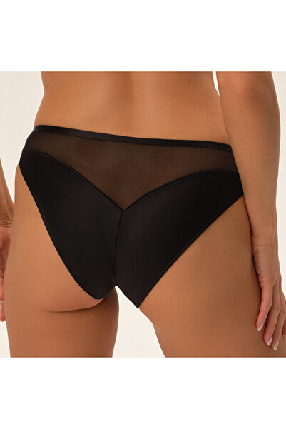 ESOTIQ Chiloți pentru femei cu talie înaltă și detalii din plasă, senzuali și feminini | Nubia