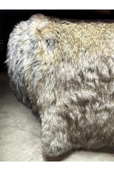 PLUSH STUDIO ISTANBUL Natural Looking Fur Light Patterned Long Hair Plush Fabric - 50X150 cm