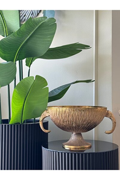 HERA DEKOR İTHAL FİL DETAYLI DÖKÜM SAKSI