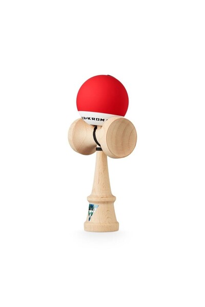 KROM POP Chrome Kendama 16cm Beech Wood - Red (New)