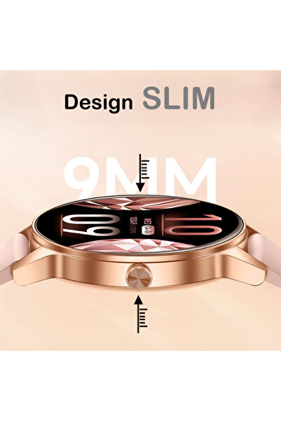 Zenark ZENARK® i18 Smart Watch, IPS HD Screen, Sleep, Heart, Blood Pressure, SpO2, Sports, HD Call, Gold