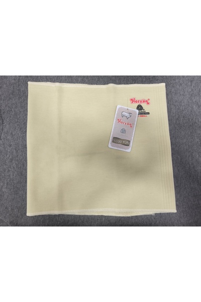 Hasyün %100 yün ince bel korsesi