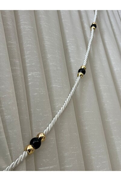 serART Black Gold Beaded Backdrop Curtain Double-Breasted Curtain Ceiling Tie...