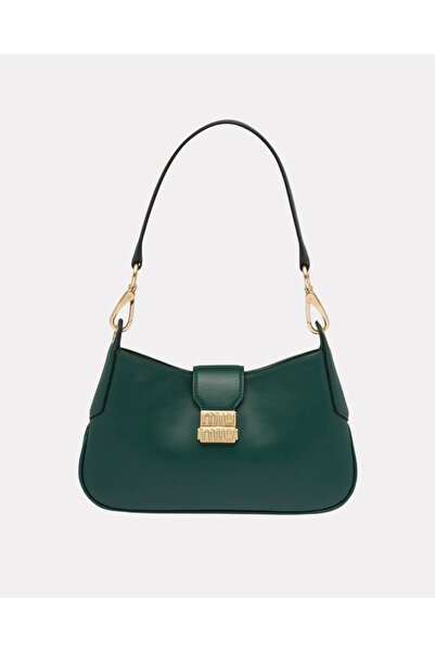Miu Leather Hobo Bag