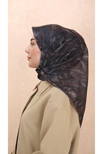 locella Soft Pamuk Eşarp Kahve-8