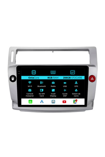 NavStore Ειδικό σύστημα πλοήγησης Citroen C4 (2004-2009), 9 ίντσες, μνήμη RAM...