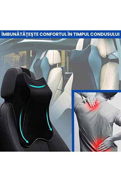 OferteTop Ergonomic Memory Foam Car Seat Cushion