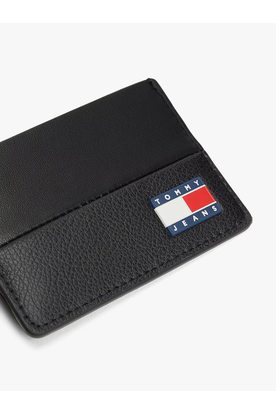 Tommy Hilfiger Men's Leather Black Wallet with Card Compartment Am0Am13868-Bds