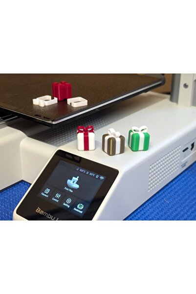 Printech3d ديكور صندوق هدايا صغير – مجموعة من 10 قطع (1.5 سم) – ألوان متنوعة