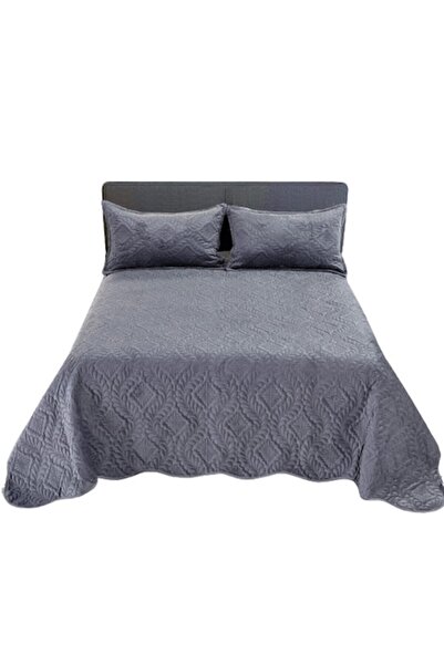 Unicorn Concept Bedspread set, quilted, 3 pieces, 220x240cm, color Dark Grey
