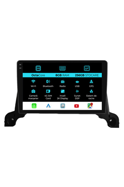 NavStore Dedicated Navigation Peugeot 3008/5008 (2016-2021), 2K, 8Gb Ram, 256Gb Storage, Carplay