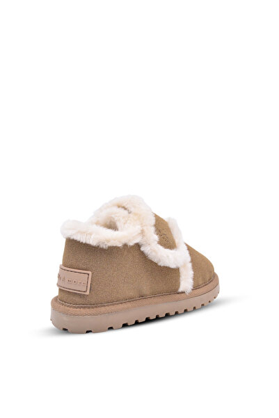 kids A more Noelle Girls' and Boys' Fur-Lined Mink Color Winter Boots
