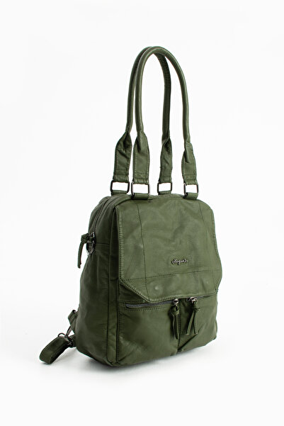 Kenyon Cox حقيبة كتف وحقيبة ظهر من الجلد من يكاما KCX1015