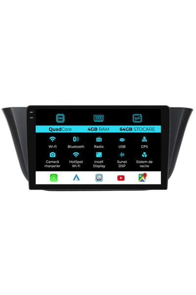 NavStore Navigatie Dedicata Iveco Daily (2014-2021),QuadCore, 9Inch, 4Gb Ram, 64Gb Stocare, Carplay