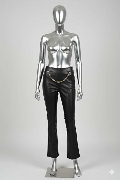 JOY GİRL Girl's Leather Trousers