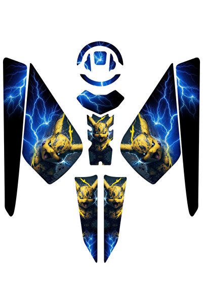 CF Moto 450 SR Tank Pad Pikachu