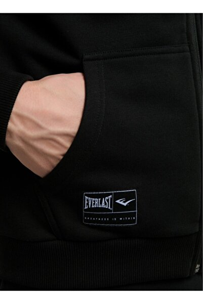 EVERLAST Tm0039 167-Ever Essentials Regular Black Regular Fit Straight Men's Zip Jacket