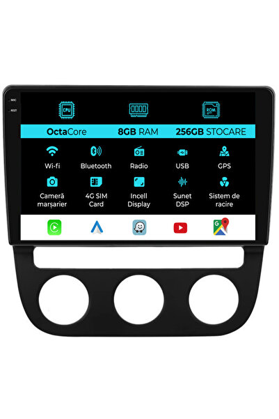 NavStore Ειδικό σύστημα πλοήγησης Volkswagen Golf5/Jetta (2004-2009), 10 ίντσ...