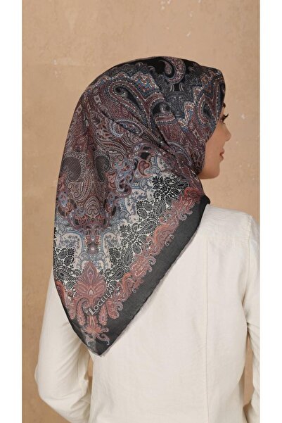 locella Soft Pamuk Eşarp Siyah-9