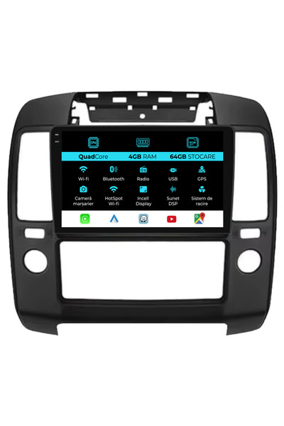 NavStore Navigație dedicată Nissan Navara (2004-2010), QuadCore, 9 inci, 4 GB...
