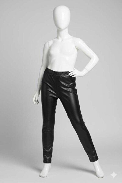 JOY GİRL Girl's Leather Trousers