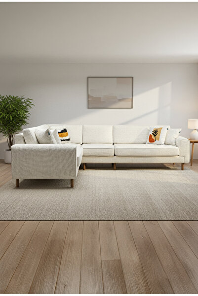 Rolivs Mokka Puzzle Köşe-Doğal Doku/Zen Beyazı