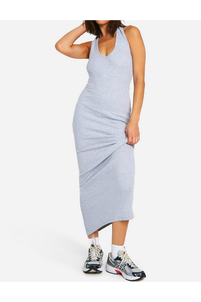 BOOHOO Long dress, Gray