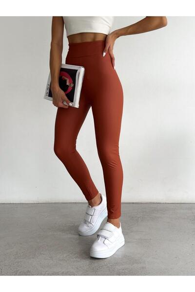 TLG GİYİM Thermal Fleece-Lined Leather Skinny Leggings