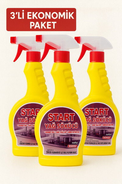 start Yağ Sökücü / YağÇöz 750GR x 3 Adet
